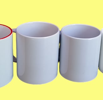 Photo of customisable mug blanks