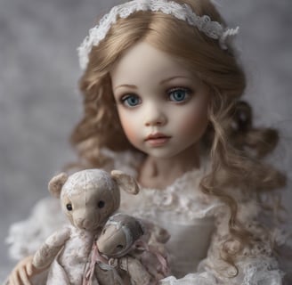 girl in pink dress doll