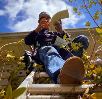 gutter install, downspout install, gutter clean, gutter filters