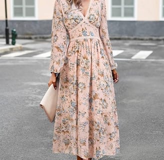 vestido floreado amazon link
