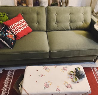 Start with decorating your place into a cozy one you enjoy to be in.