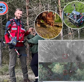 paieska dronais, terminiai dronai, gyvunu paieska dronais, dingusiu paieska drionais