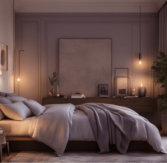 Calming bedtime rituals for a restful night's sleep.