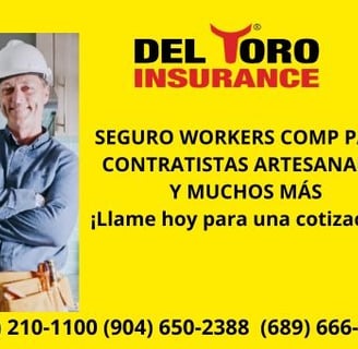 Seguro De Workers Comp Agente Danny Ruiz Del Toro Insurance