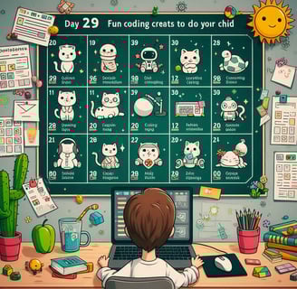 Day 29: Fun Coding Challenges to Do with Your Child in 30 Minutes