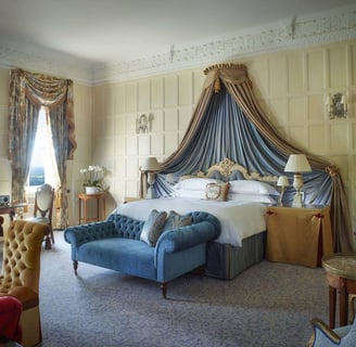 Cliveden House's luxury bedroom
