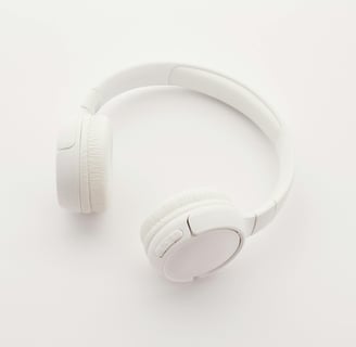 a Bluettoth headphone