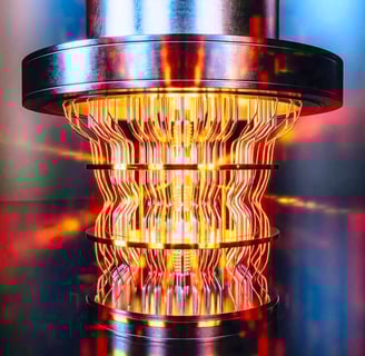 a large metal lamp with a flame inside