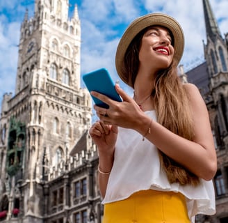 a women traveler