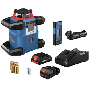 Factory Reconditioned Bosch 18V Cordless REVOLVE4000 Self-Leveling Horizontal Rotary Laser Level Kit