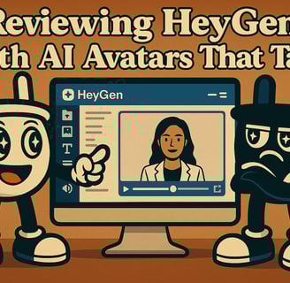 Plugsy looks shocked while watching an AI-generated version of himself speak on a computer screen. S