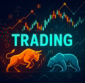 immagine di toro e orso che rappresentano i due sentiment della borsa e del trading
