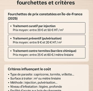 Tarif moyen traitement 