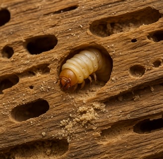 Capricorne des maison un des insectes les plus déstructeurs