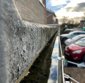 blocked gutter