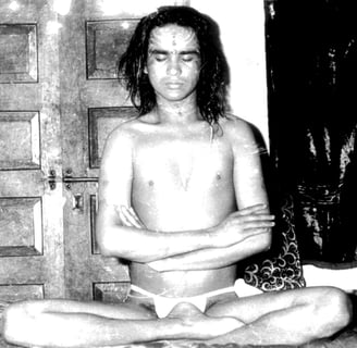 Shri Babaji medita