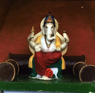 Shri Ganesh, AnandPuri Ashram, Chiliyanaula, UA India