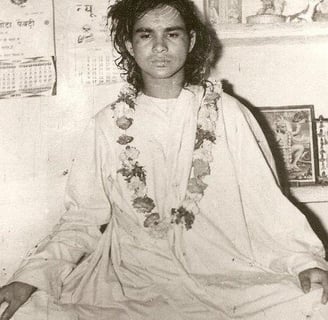 Shri Babaji in meditazione