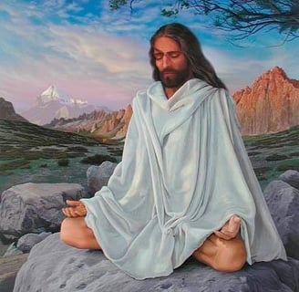 Gesù in meditazione