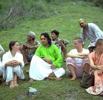 Babaji con devoti