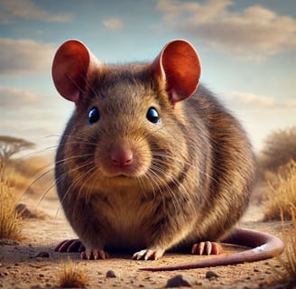 como es la rata gigante africana