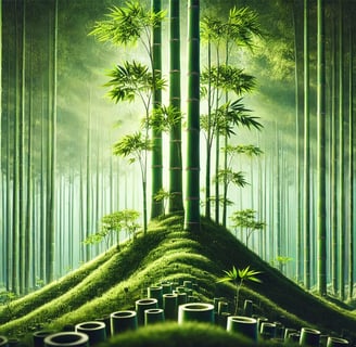 como crece el bambu