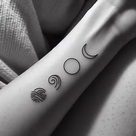 tatuaje minimalista unisex