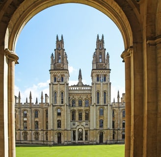 Oxford University archway