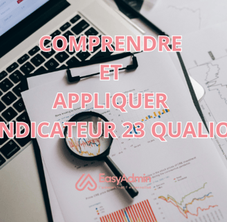 Photo d'une loupe et des papiers administratifs posés sur un ordinateur portable