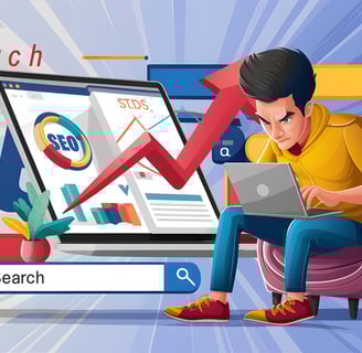 Affordable SEO packages visual breakdown by GlacioTech