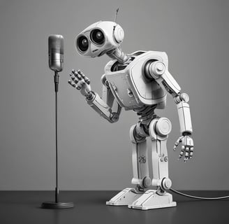 boy singing on microphone with pop filter