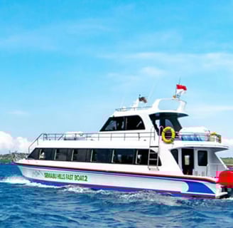 fast boat in bali