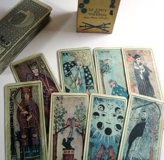 cartas de tarot medieval