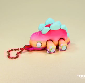 Stegosaurus Bag Charm