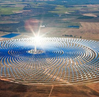 noor solar plant in ouarzazate