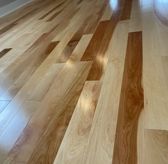 installation de plancher de bois franc