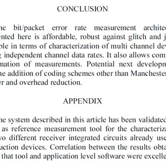 Conclusion of the Technical Contribution presented at the IEEE-IMTC 2005 Ottawa