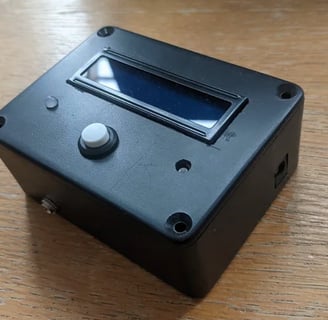 Arduino cw decoder in an enclosure