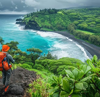 Randonnée à Big Island à Hawaii