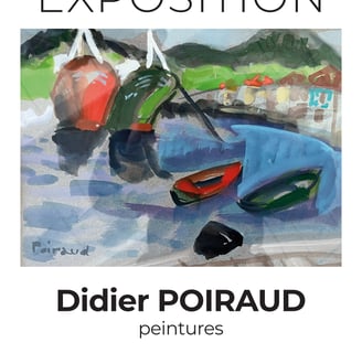 Affiche de l'exposition Didier Poiraud au Musée Pierre Andrès