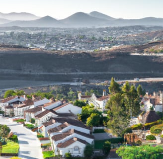 Fletcher Hills neighborhood in El Cajon, CA