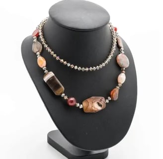 Real sea stone Necklace