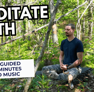 unguided silent meditation in the woods meditate with me lukeddm