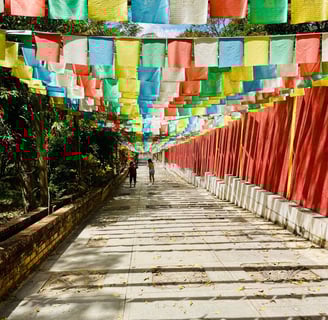Rainbow Walk in Putuo Village