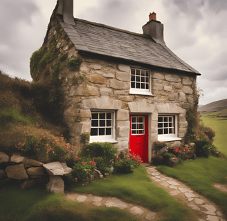 AI generated Welsh cottage