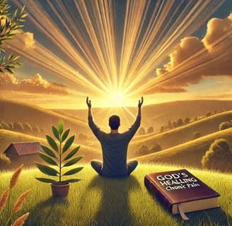a man sitting on a hill with a book and a book