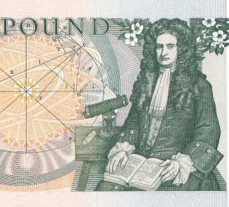 Issac Newton England Banknote