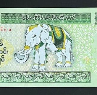 Myanmar 20000 Kyat banknote