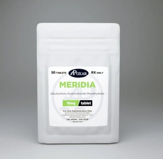 Meridia – Sibutramine (Fat Loss) 15mg/50tabs