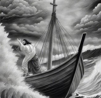 JESÚS EN CÓMIC EN LA BARCA